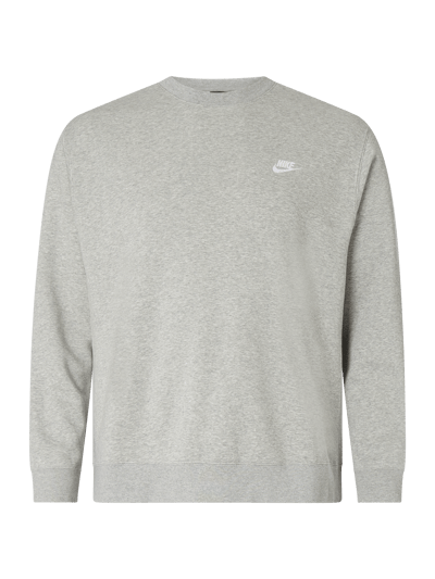 Nike Sweatshirt mit Logo-Stitching Mittelgrau Melange 1