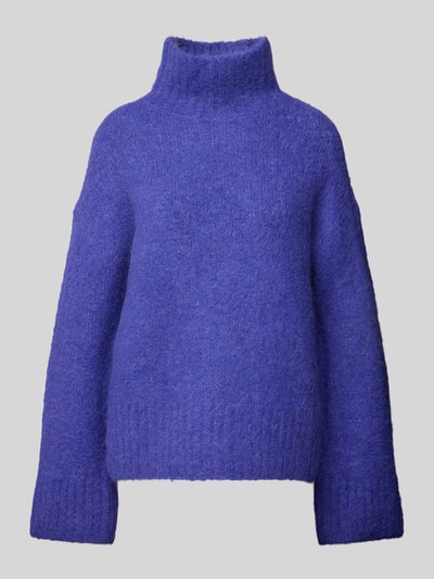 Selected Femme Strickpullover mit Stehkragen Modell 'GABELLA' Blau 1