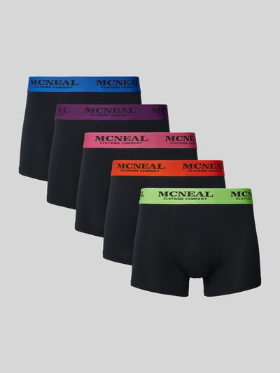 MCNEAL Trunks mit Label-Bund im 5er-Pack Neon Gruen 1