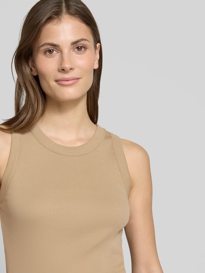 Drykorn Tanktop in Ripp-Optik Modell 'OLINA' Beige 3