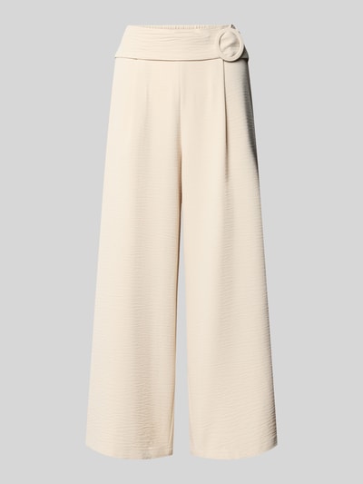 Zero Spodnie materiałowe z wpuszczanymi kieszeniami w stylu francuskim Piaskowy 2