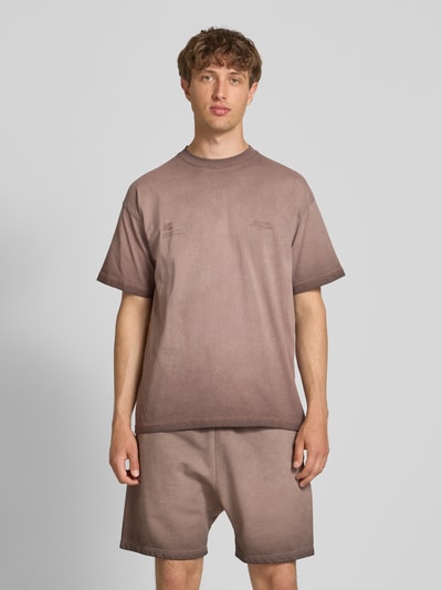 ANOTHER COTTON LAB T-Shirt mit Label-Print Mittelbraun 4