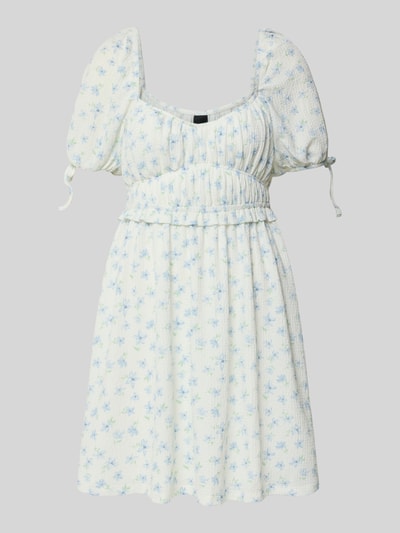 Gina Tricot Mini-jurk met structuurmotief, model 'Indra' Offwhite - 2