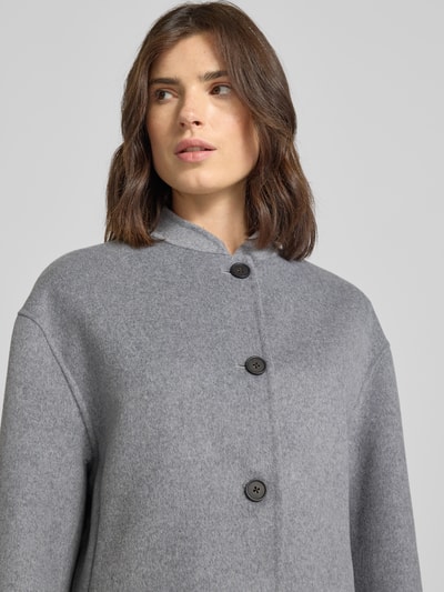 Someday Regular Fit Blazer mit Stehkragen Modell 'Noolia' Hellgrau Melange 3