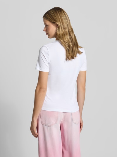 ONLY Regular Fit T-Shirt aus reiner Baumwolle Modell 'KITA' Weiss 5