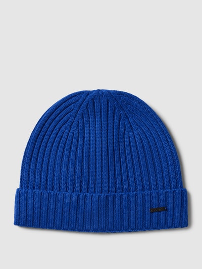 JOOP! Collection Beanie mit Label-Applikation Modell 'FRANCIS' Royal 1