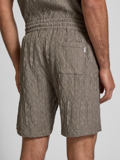 Lindbergh Shorts met elastische band Kaki - 3