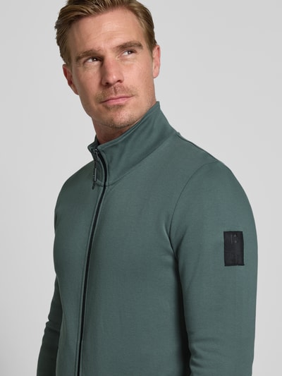 Tom Tailor Denim Regular Fit Sweatjacke aus Baumwoll-Mix Bottle 3