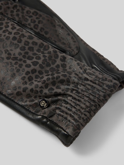 Roeckl Regular fit handschoenen van echt leder, model 'Serengeti' Middengrijs - 2