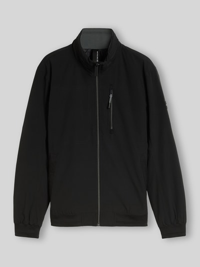 Tom Tailor Regular Fit Blouson aus wasserdichtem Stoff Black 2