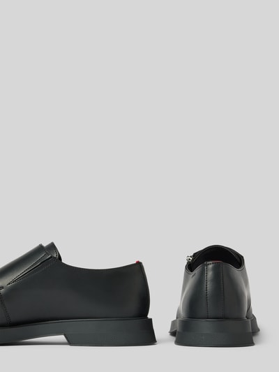 HUGO Lederschuhe mit Monk Straps Modell 'Lenner' Black 2