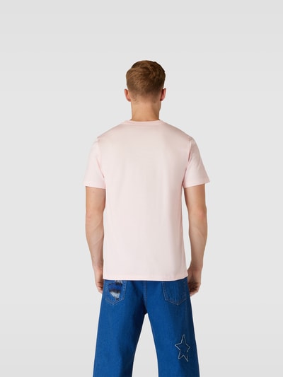 Marni T-Shirt mit Label-Stitching Rosa 5