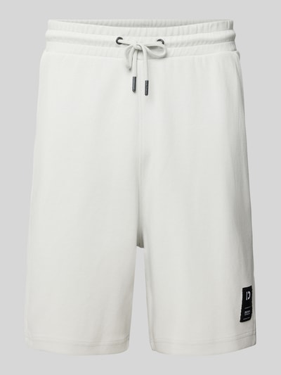 Tom Tailor Denim Relaxed fit sweatshorts van katoenmix Lichtgrijs - 2