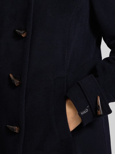 Milo Coats Jack met mouwtrensjes, model 'STEFFI' Marineblauw - 3