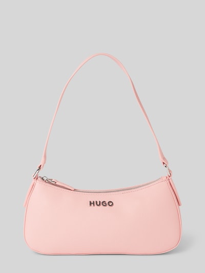 HUGO Handtasche mit Label-Applikation Modell 'Chris' Rose 2