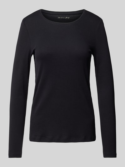 Christian Berg Woman Longsleeve mit Rundhalsausschnitt Black 2