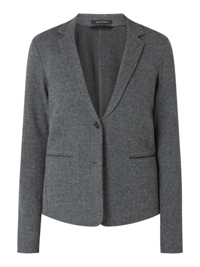 Marc O'Polo Blazer mit Fischgrat-Dessin  Anthrazit 2