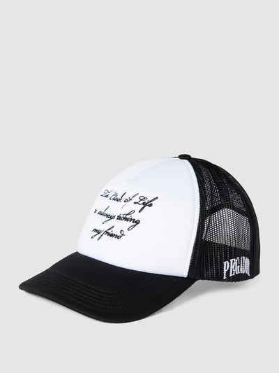 Pegador Trucker Cap mit Statement-Stitching Weiss 1