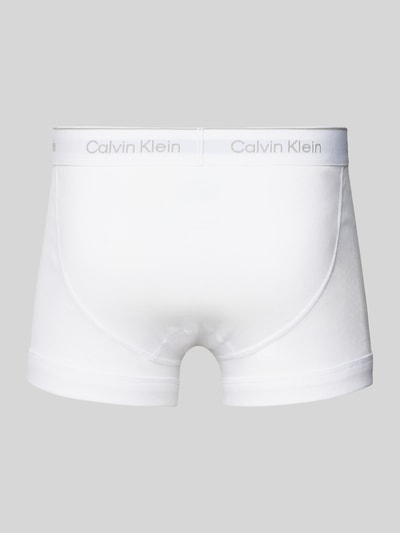 Calvin Klein Underwear Trunks mit Label-Bund im 3er-Pack Weiss 3