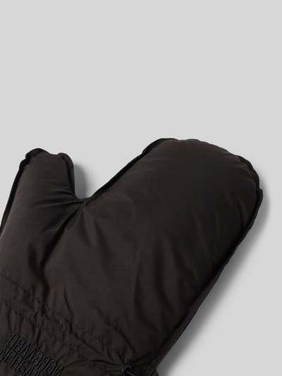 MADS NØRGAARD Wanten met logostitching Zwart - 3