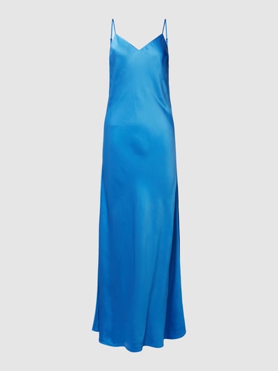 Selected Femme Maxi-jurk met spaghettibandjes, model 'THEA' Koningsblauw - 2