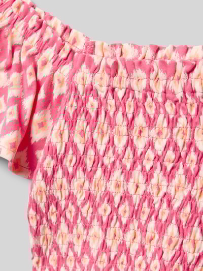 s.Oliver RED LABEL Slim Fit Crop Top aus reiner Baumwolle Pink 2