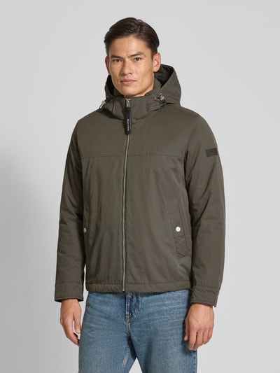 Marc O'Polo Regular Fit Funktionsjacke mit Baumwoll-Anteil Khaki 4