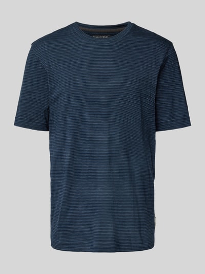 Marc O'Polo Regular Fit T-Shirt aus reiner Baumwolle Marine 2