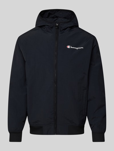 CHAMPION Windbreaker met logoprint Zwart - 2