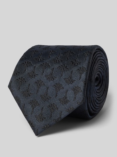 Produktfoto, Seidenkrawatte im Allover-Look (7 cm) von JOOP! Collection, zuiver zijde, klassiek model met all-over structuurpatroon, breedte 7 cm