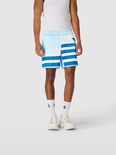 Blue Sky Inn Shorts mit elastischem Bund Hellblau 4