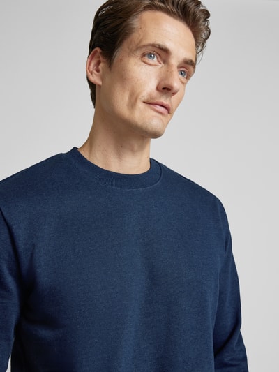 Marc O'Polo Regular Fit Sweatshirt aus reiner Bio-Baumwolle Rauchblau 3