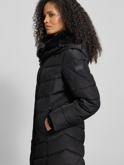 NAUTGÅRD Gewatteerde lange jas met Sorona® Aura-vulling
 Zwart - 6