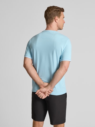 BOSS Green Regular Fit T-Shirt aus Baumwoll-Mix Modell 'TAUL' Hellblau 5