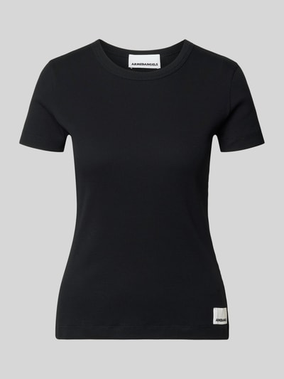 ARMEDANGELS Slim Fit T-Shirt aus Baumwoll-Mix Modell 'KARDAA' Black 2