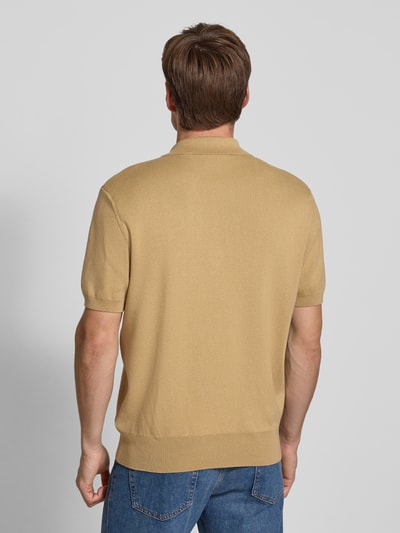 Lacoste Regular Fit Poloshirt aus Baumwoll-Mix Beige 5