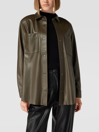 Montego Blazer in Leder-Optik Olivgrün 4