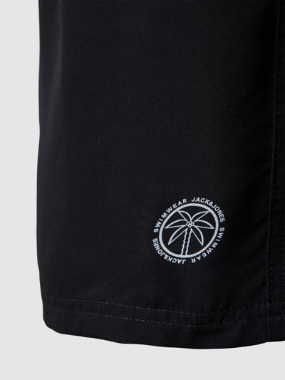 Jack & Jones Badehose mit elastischem Bund Modell 'STFIJI' Black 2