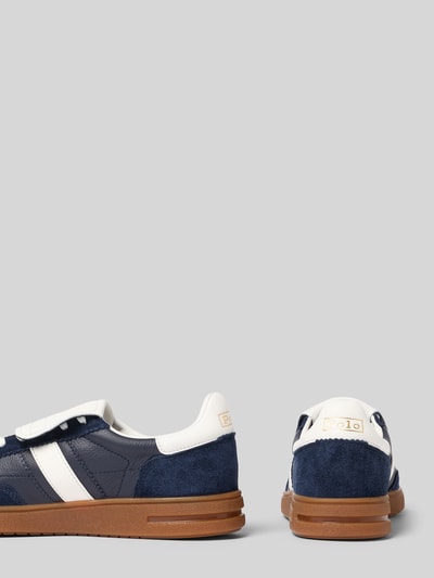 Polo Ralph Lauren Sneakersy z naturalnej skóry bydlęcej model 'BEDFORD' Ciemnoniebieski 2