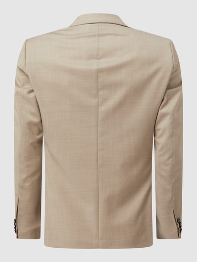 CG - Club of Gents Slim Fit 2-Knopf-Sakko aus Schurwolle YOUR OWN PARTY by CG – CLUB of GENTS Beige Melange 4