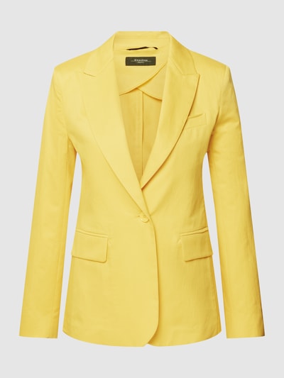 Weekend Max Mara Blazer mit Brustleistentasche Gelb 2