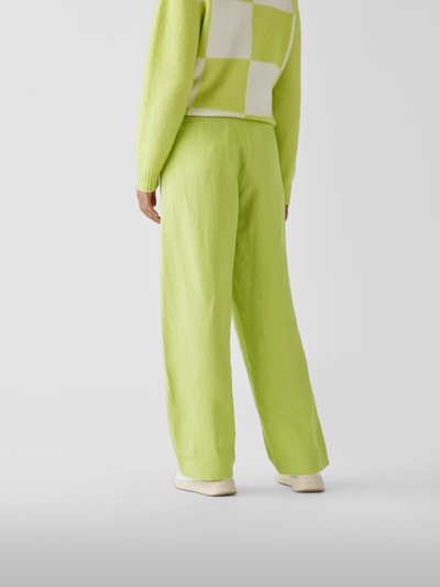 MSGM Marlenehose mit Eingrifftaschen Hellgrün 5