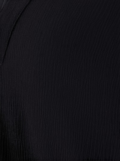 BOSS Tunika o luźnym kroju z czystej wiskozy model ‘DOUBLE B’ Czarny 2