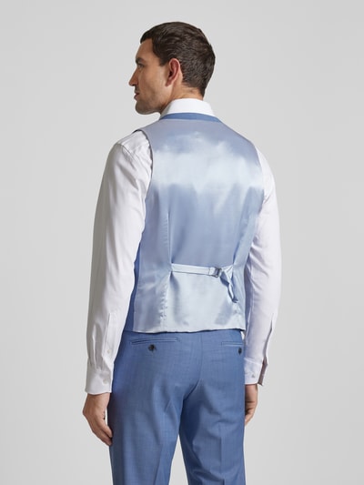 Cinque Gilet met paspelzak op de borst, model 'MONOPOLI' Blauw - 5