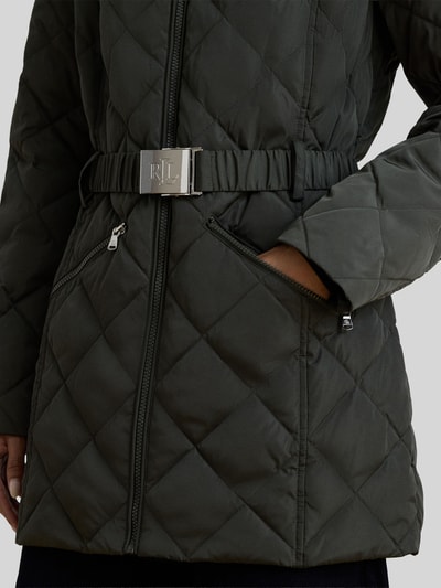 Lauren Ralph Lauren Steppjacke mit Taillengürtel Khaki 6