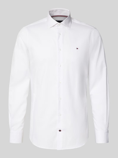 Tommy Hilfiger Tailored Slim fit zakelijk overhemd van puur katoen Wit - 2