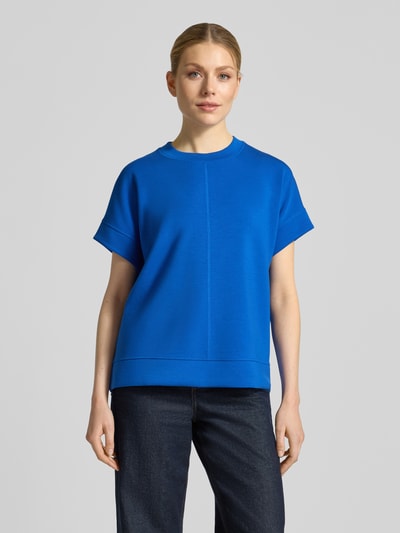 s.Oliver RED LABEL relaxed fit T-shirt van modal-mix Koningsblauw - 4
