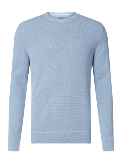 MCNEAL Pullover aus Organic Cotton Hellblau Melange 1