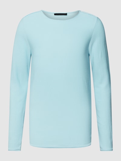 Drykorn Longsleeve in Strick-Optik Modell 'RIK' Hellblau 2