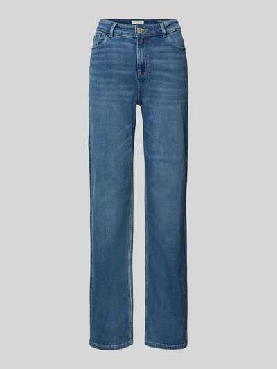 Produktfoto, Jeans mit 5-Pocket-Design von Christian Berg Woman, blau, Baumwoll-Viskose-Mix mit Stretch-Anteil, gerader Schnitt